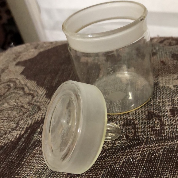 3/$15 EXAX USA small glass jar with sealed lid - Picture 5 of 6